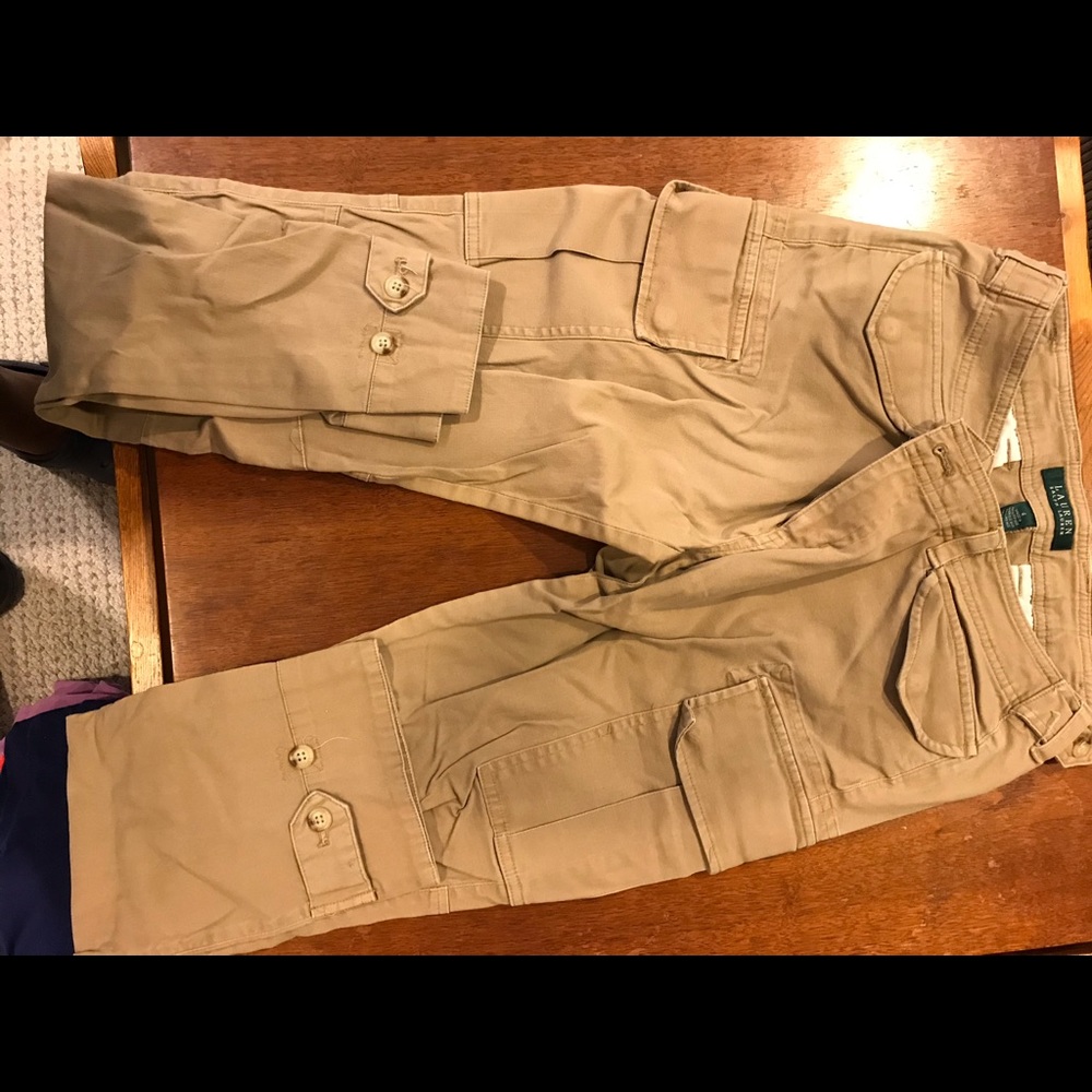 Women size 4 Ralph Lauren cargo pants